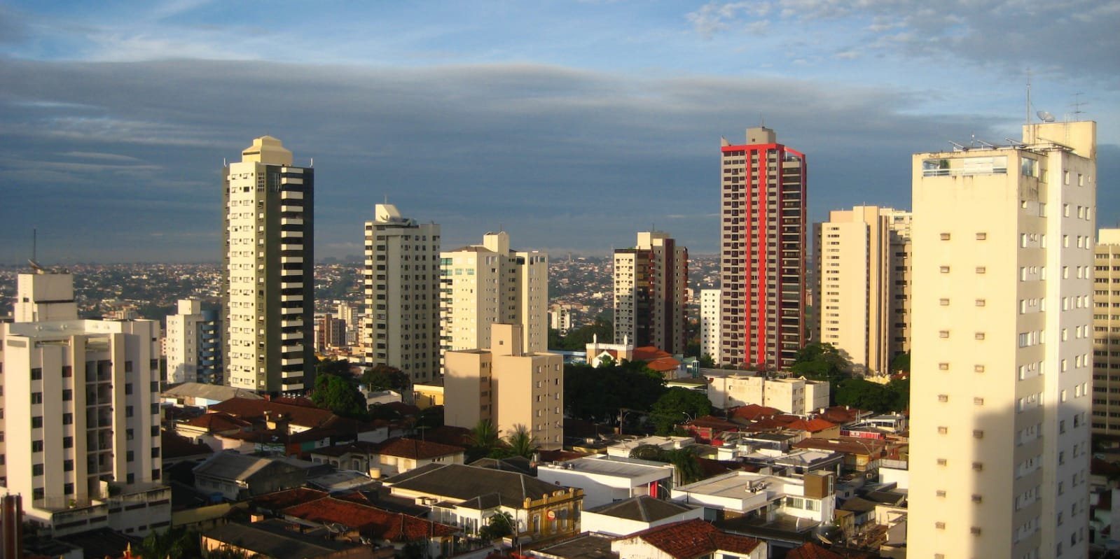 Vista de predios em Uberlândia